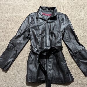 Women's Black Leather Jacket